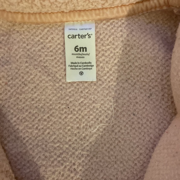 Baby girl Fleece Hooded Bunting, Fuzzy Fleece Baby Bundler or snow suit - Picture 3 of 7